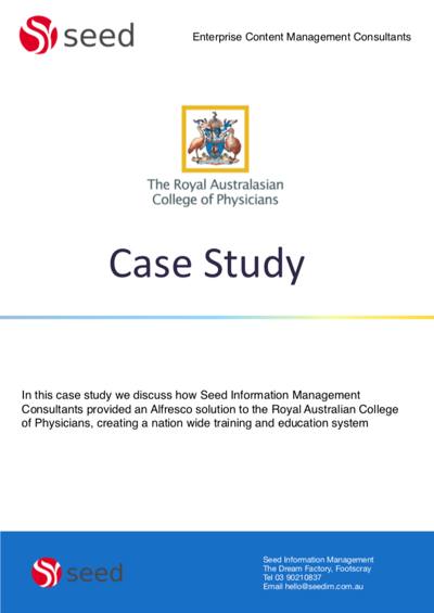 ecm case study racp